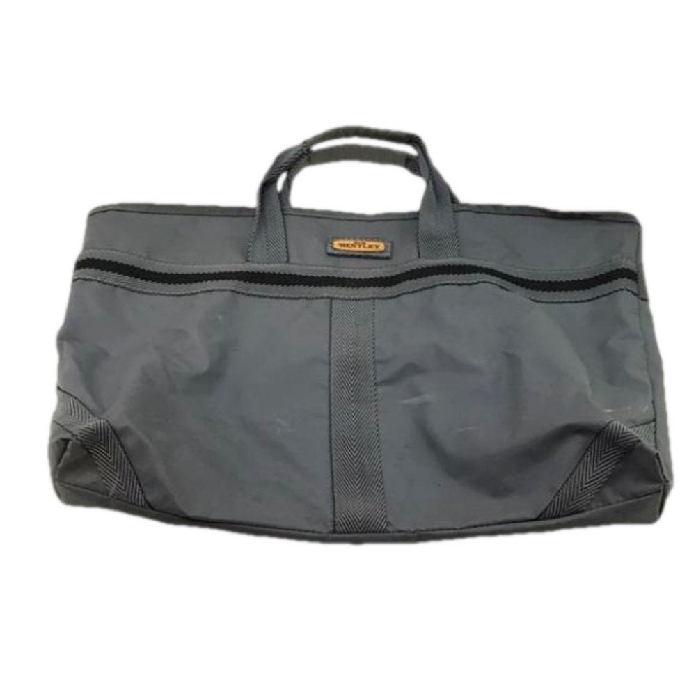 SIR BENTLEY—Vintage—Large Gray Lightweight Foldable Tote Bag 18 1/2” x 12” - Picture 1 of 15